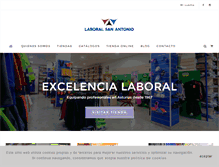 Tablet Screenshot of laboralsanantonio.com